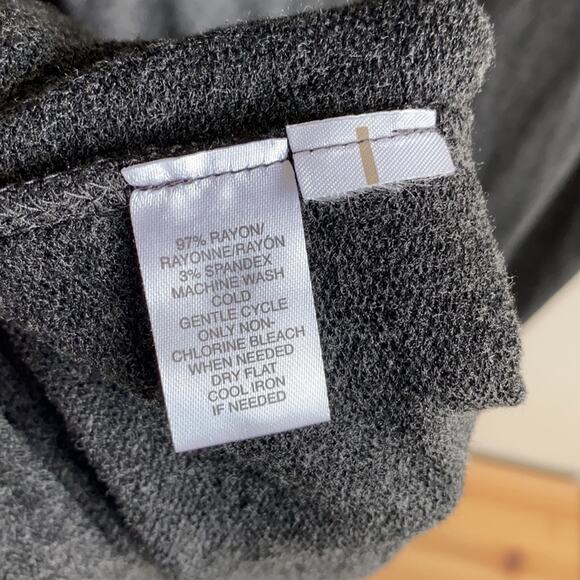 Lou & Grey SignatureSoft Cowl Neck Dress L Grey - Picture 6 of 9